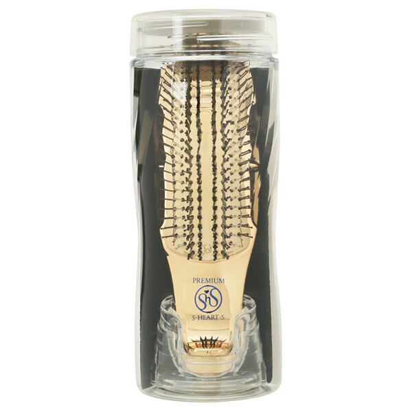  「エス・ハート・エス スカルプブラシ ワールドプレミアム ショート (長さ160&times;幅51&times;高さ40(mm))」|コスメ雑貨|