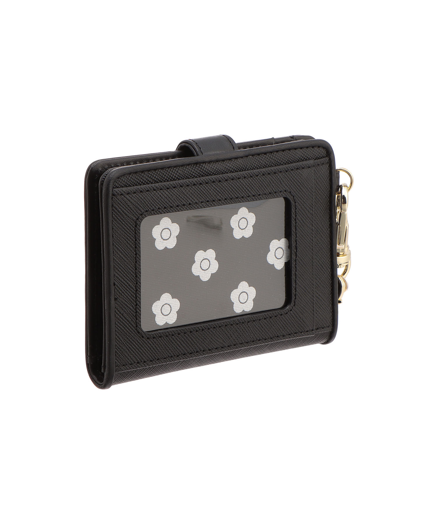 MARY QUANT「デイジーパッチスナップ2 パスケース」|定期入れ|