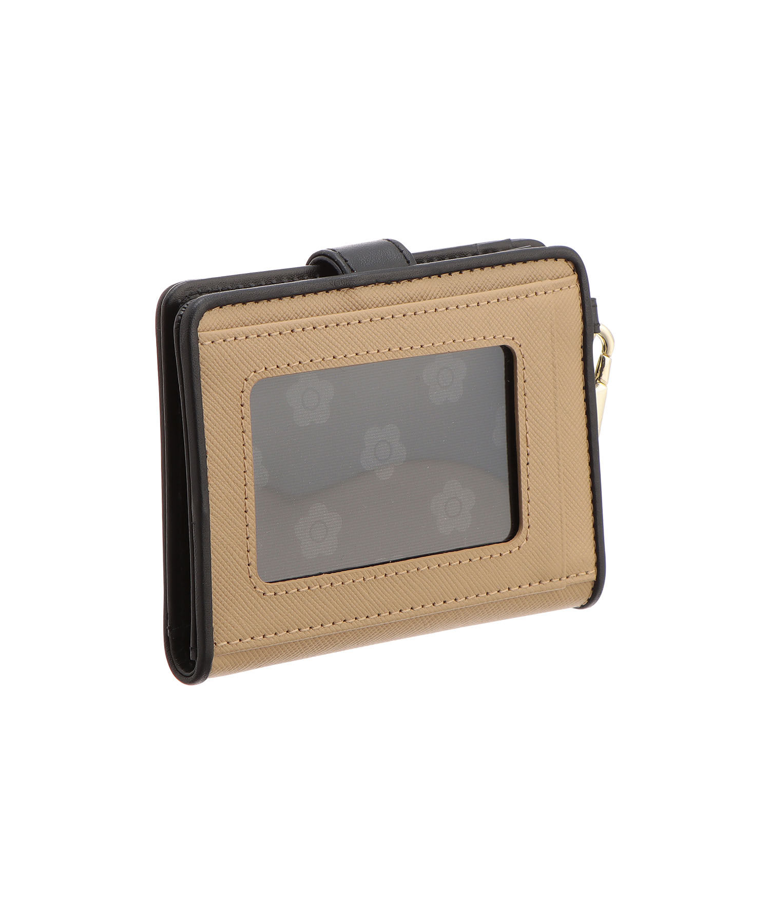 MARY QUANT「デイジーパッチスナップ2 パスケース」|定期入れ|