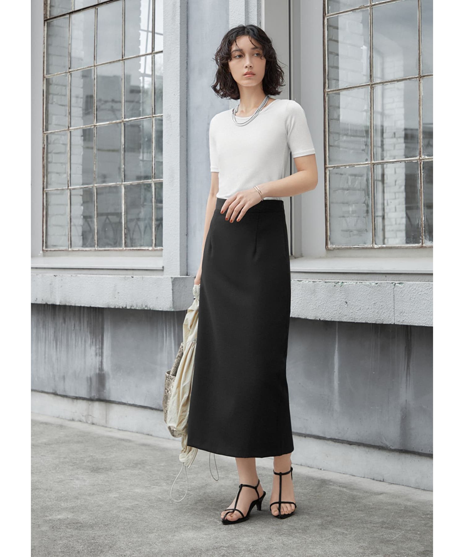 STYLE DELI「首開きシンプルTシャツ」|Tシャツ・カットソー|