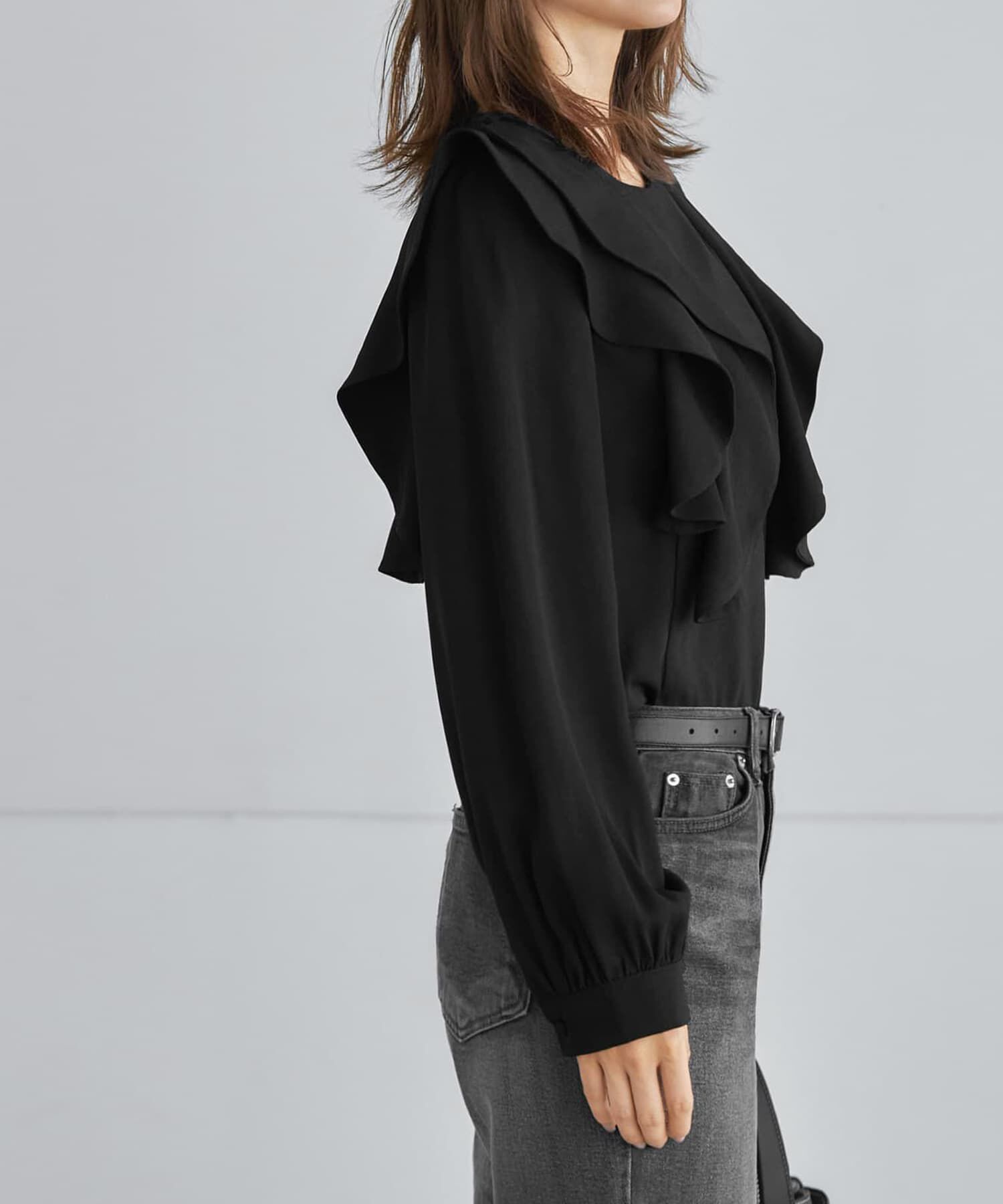 STYLE DELI「フロントダブルフリルブラウス」|シャツ・ブラウス|