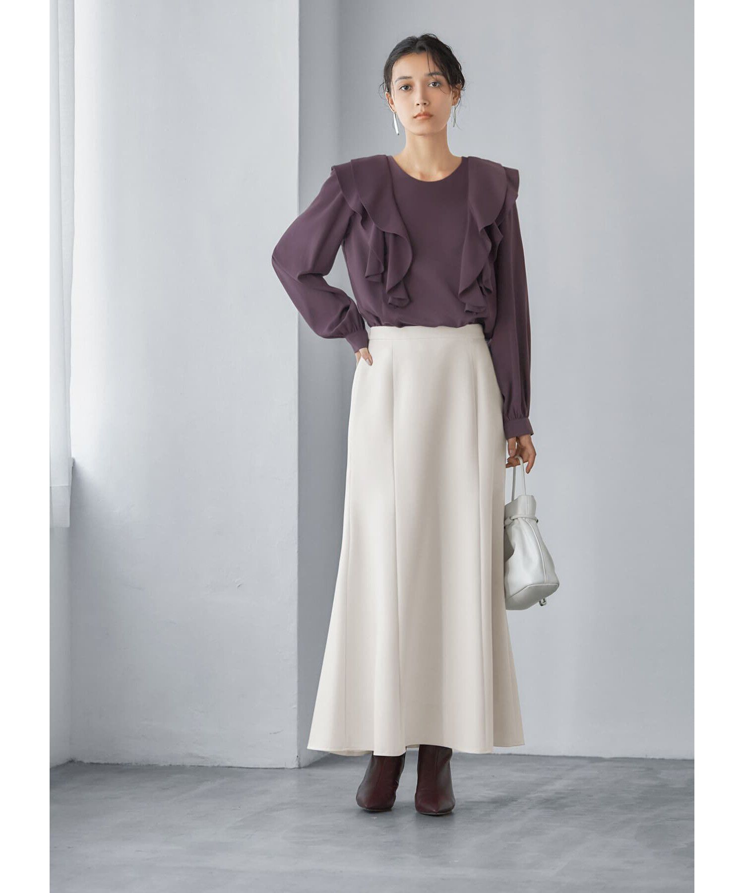 STYLE DELI「フロントダブルフリルブラウス」|シャツ・ブラウス|