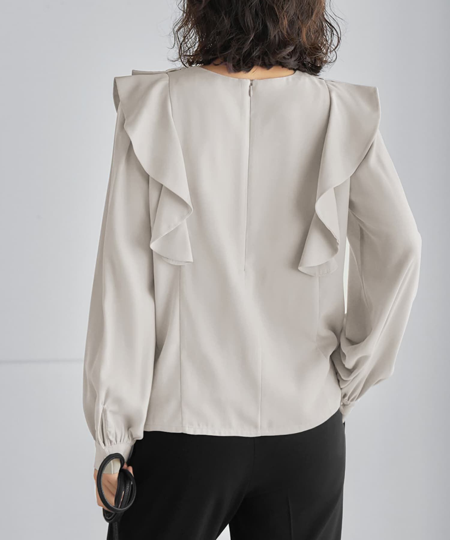 STYLE DELI「フロントダブルフリルブラウス」|シャツ・ブラウス|