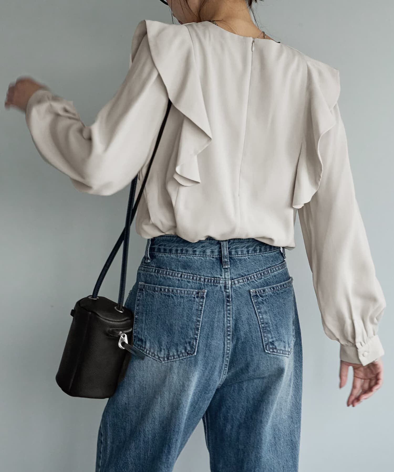 STYLE DELI「フロントダブルフリルブラウス」|シャツ・ブラウス|