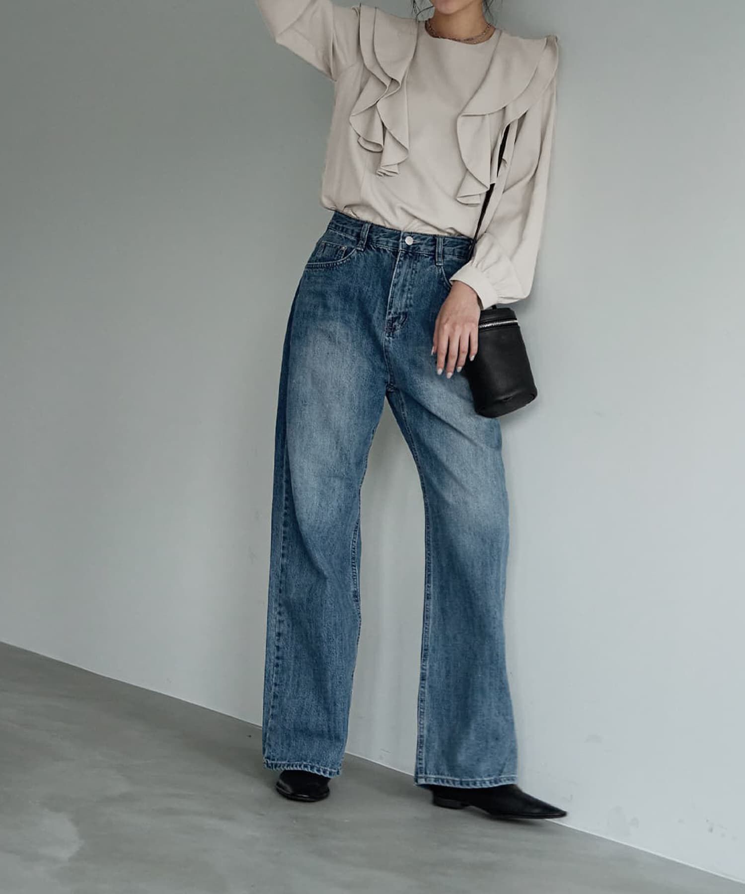 STYLE DELI「フロントダブルフリルブラウス」|シャツ・ブラウス|