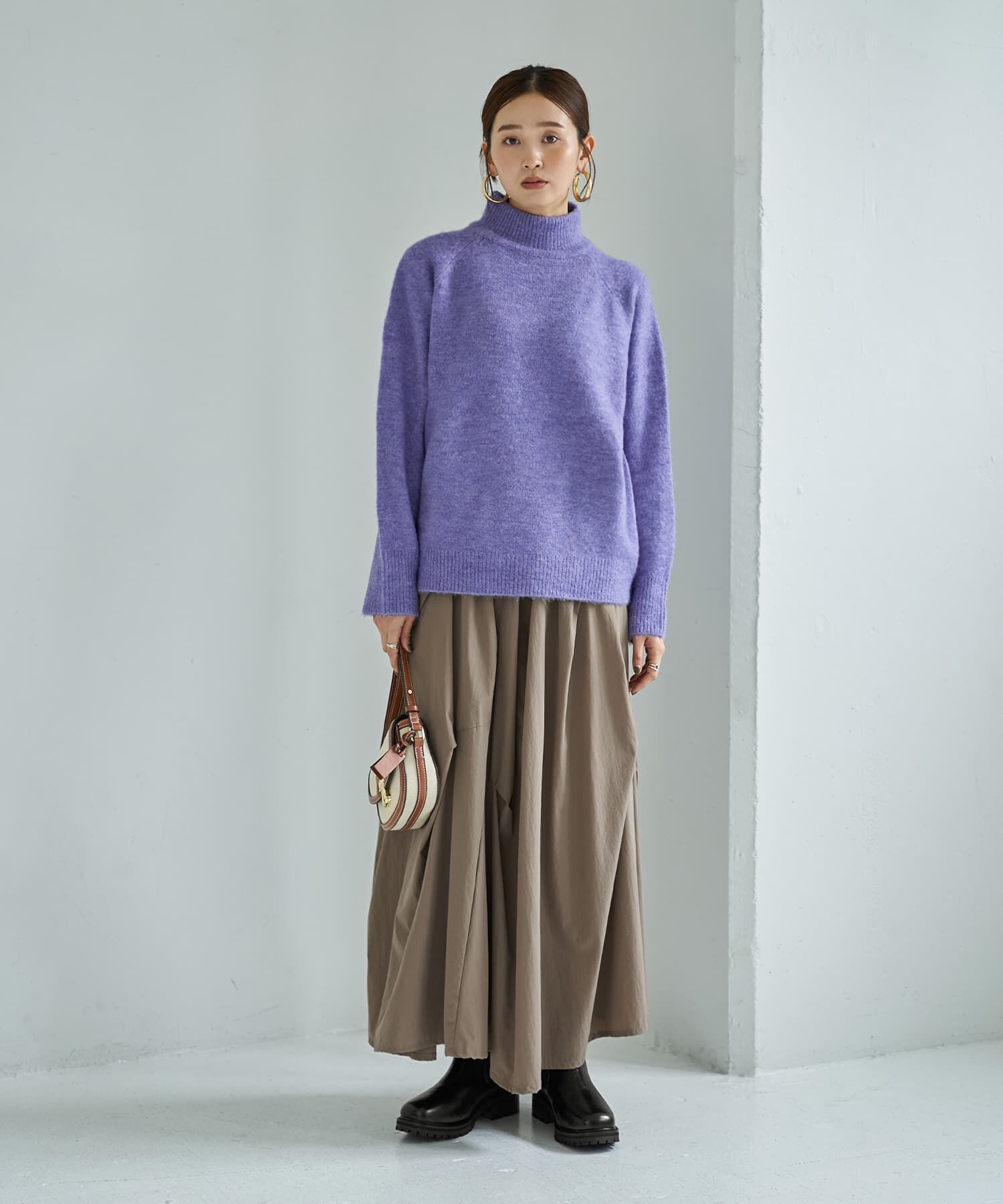 STYLE DELI「ヤク風タートルネックニットトップス」|ニット・セーター|