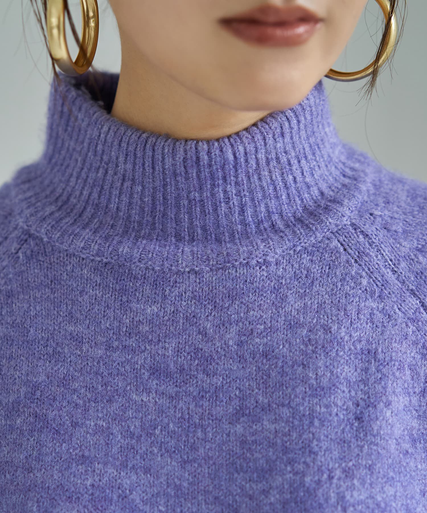 STYLE DELI「ヤク風タートルネックニットトップス」|ニット・セーター|