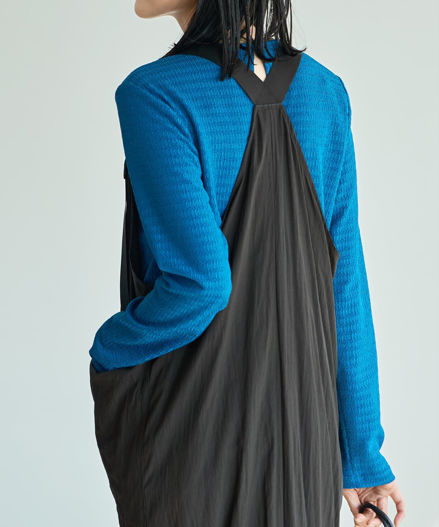 STYLE DELI「凹凸生地の長袖カットソートップス」|Tシャツ・カットソー|