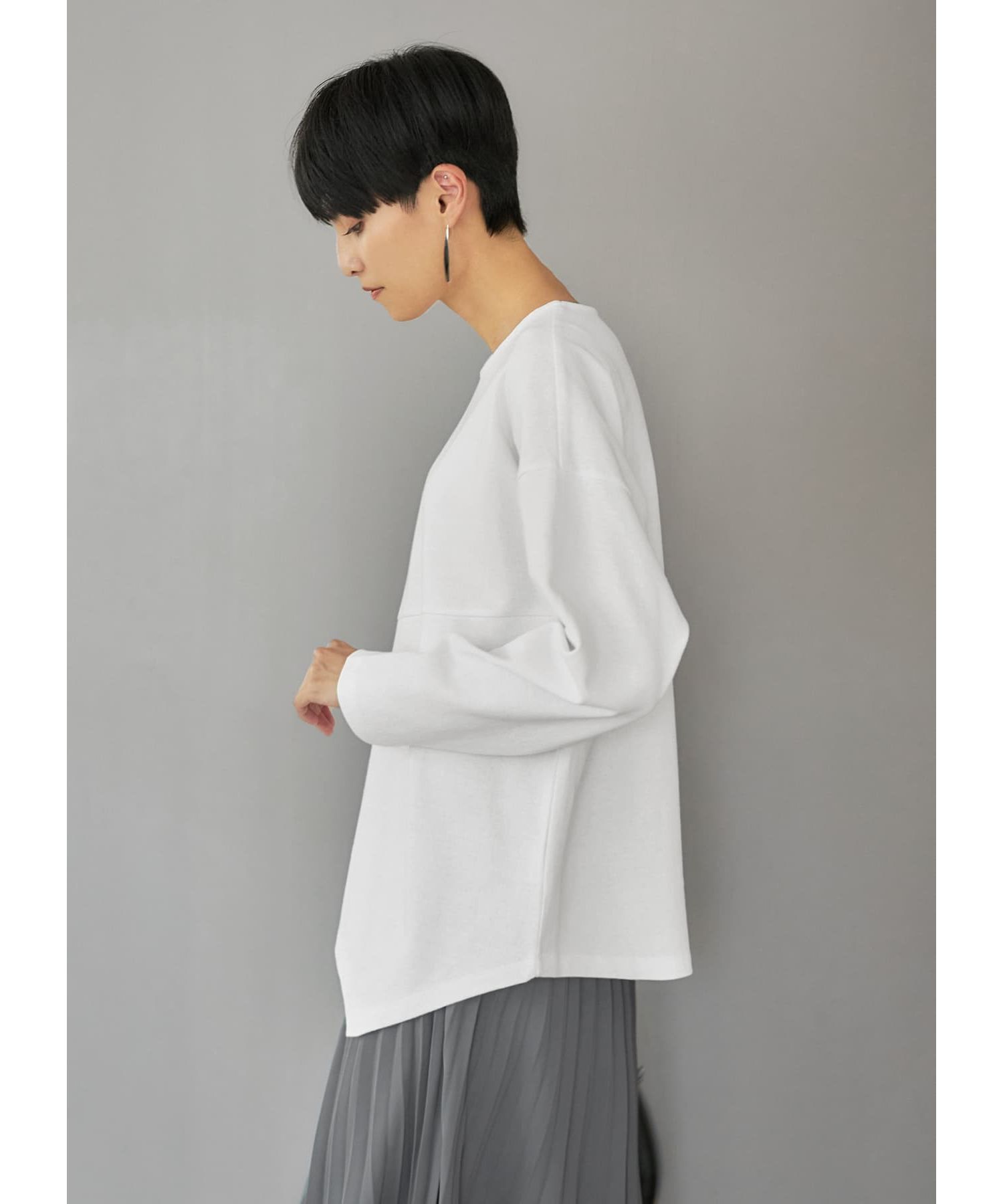 STYLE DELI「アシンメトリー長袖Tシャツ」|Tシャツ・カットソー|