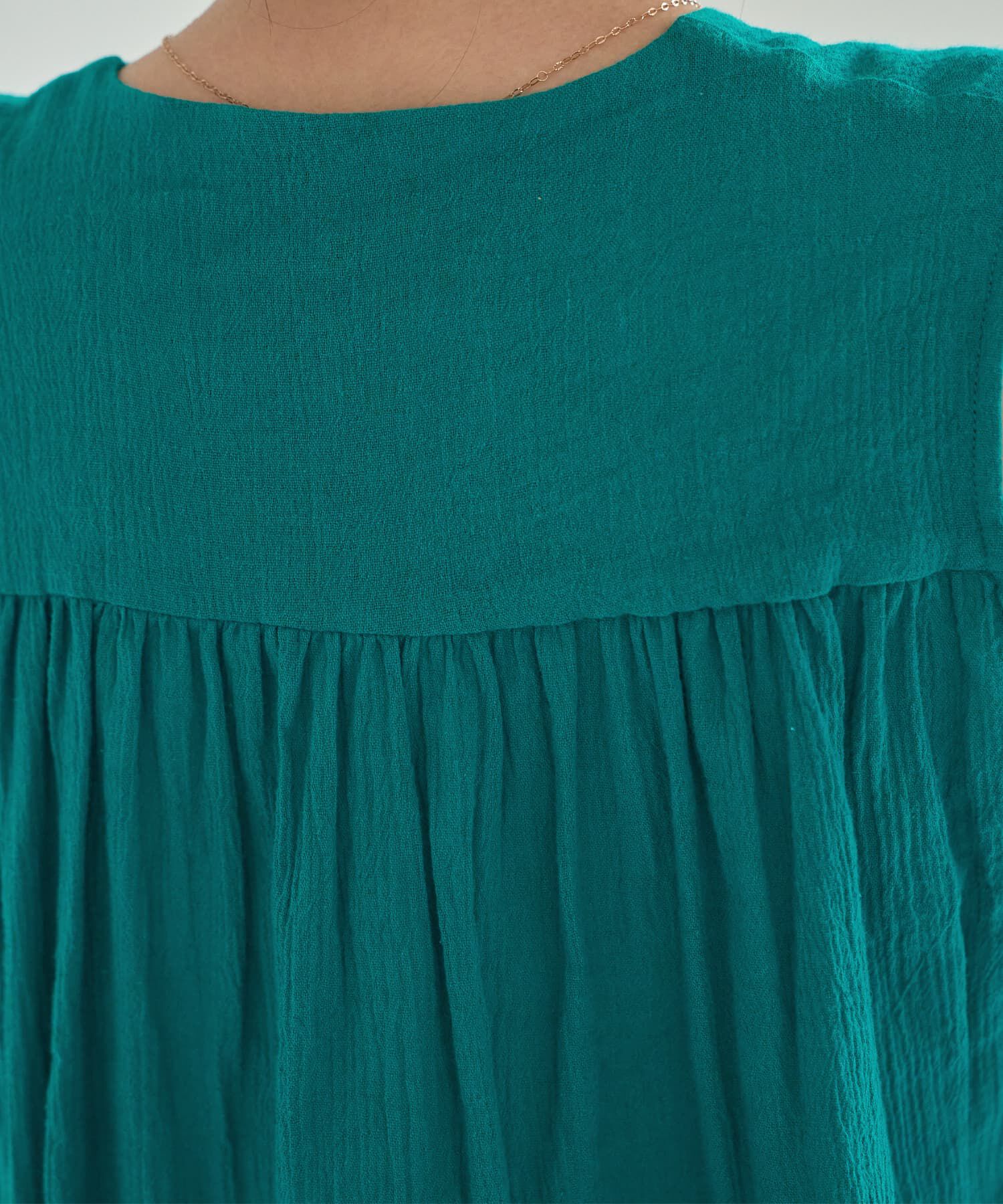 STYLE DELI「【LUXE】コットン楊柳ノースリブラウス」|シャツ・ブラウス|