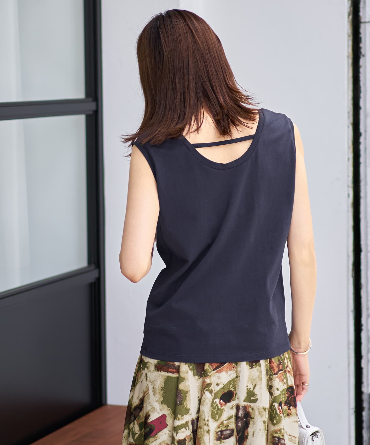 STYLE DELI「首元デザインノースリカットトップス」|Tシャツ・カットソー|