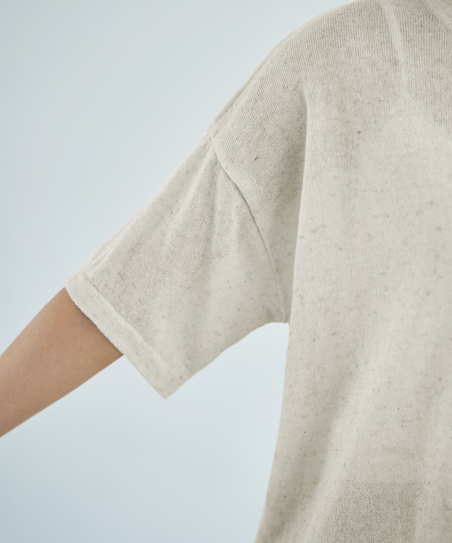 STYLE DELI「リネン混ニットTシャツ」|Tシャツ・カットソー|