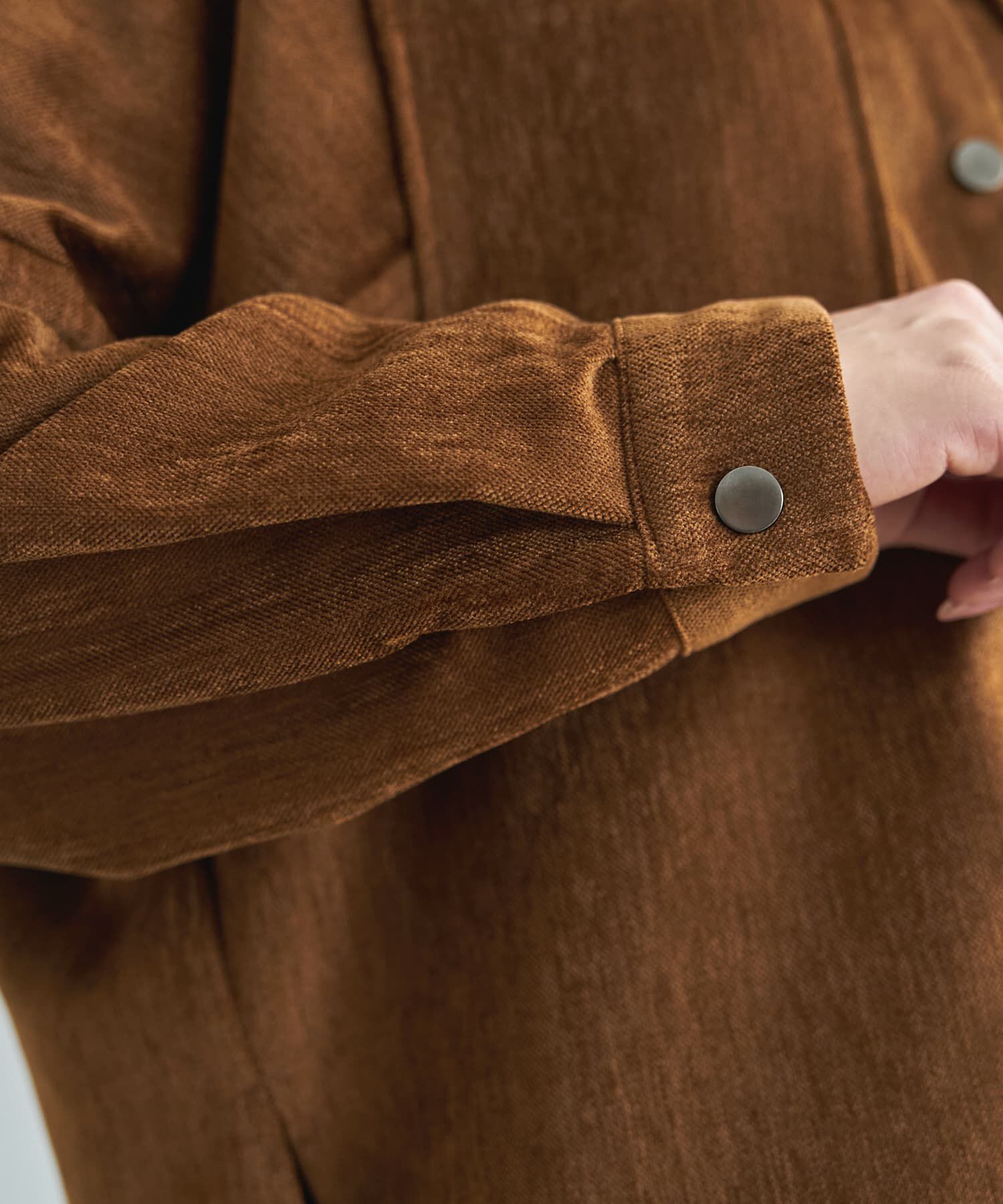 STYLE DELI「【LUXE】ベルベット調シャツ型ジャケット」|その他|