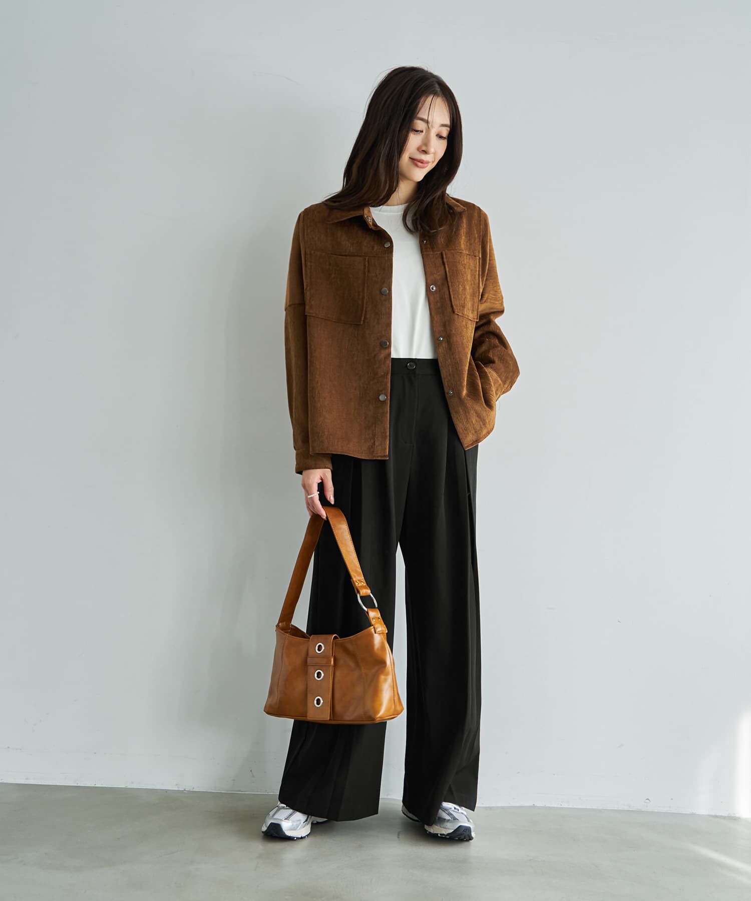 STYLE DELI「【LUXE】ベルベット調シャツ型ジャケット」|その他|