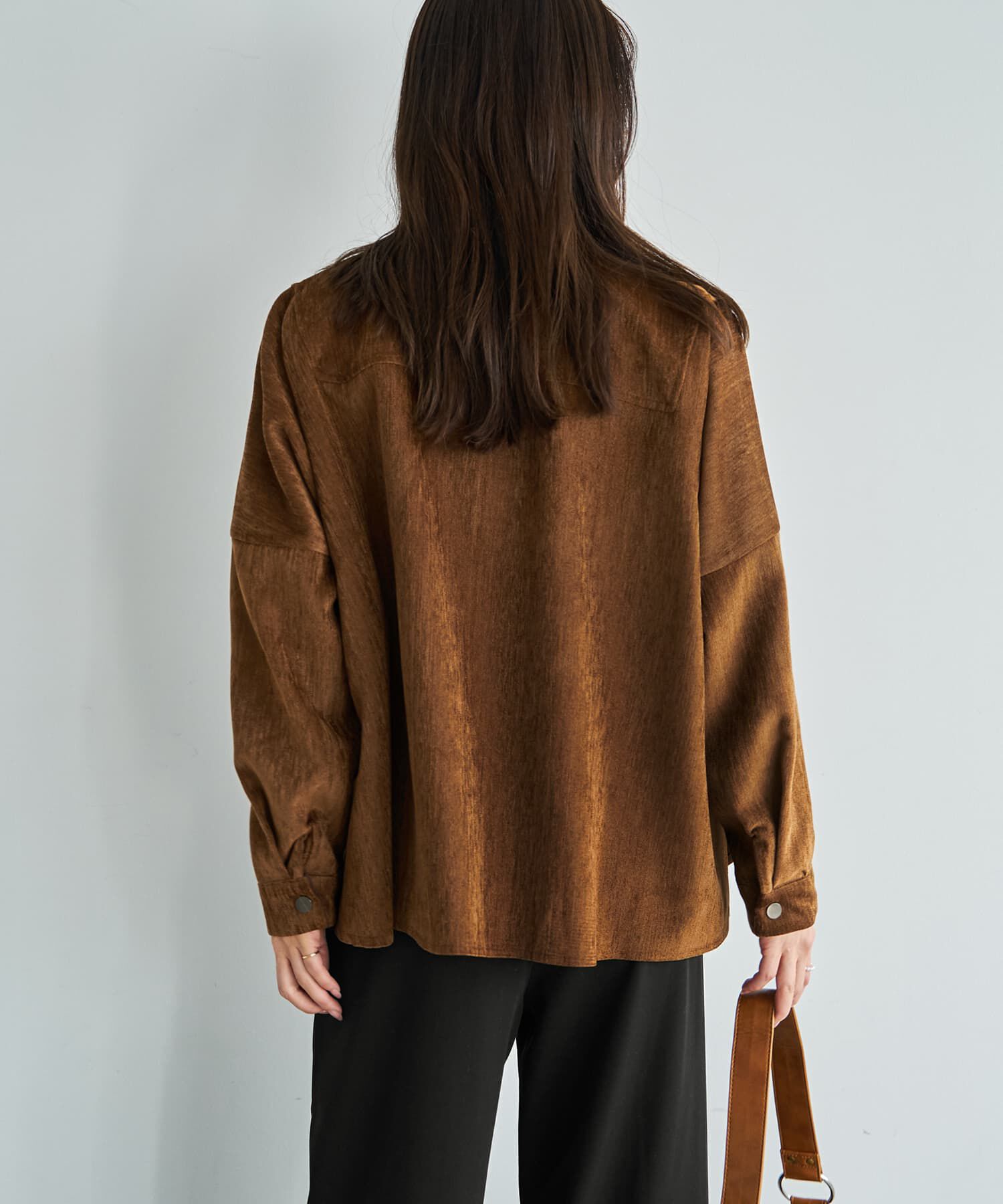 STYLE DELI「【LUXE】ベルベット調シャツ型ジャケット」|その他|