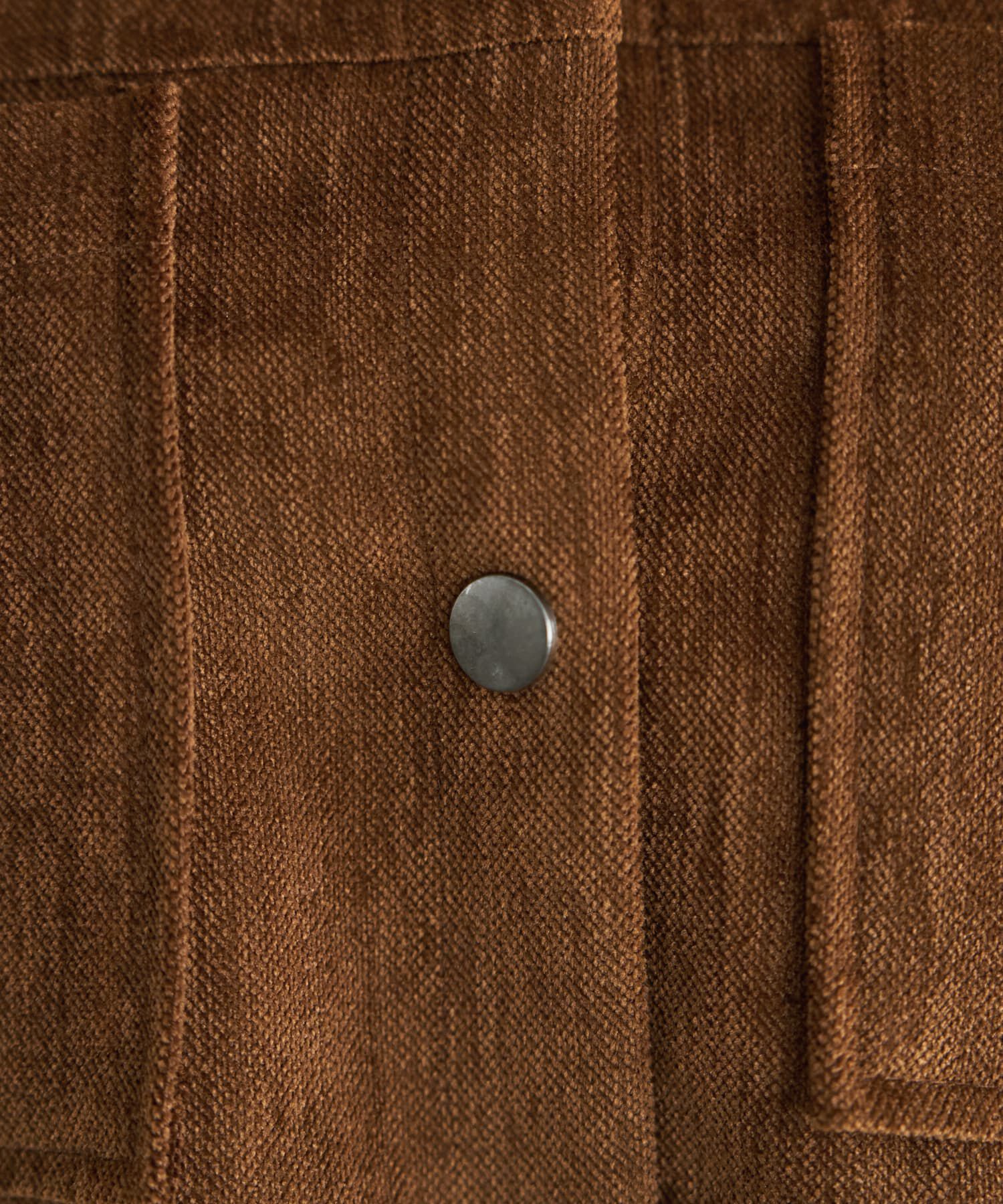 STYLE DELI「【LUXE】ベルベット調シャツ型ジャケット」|その他|