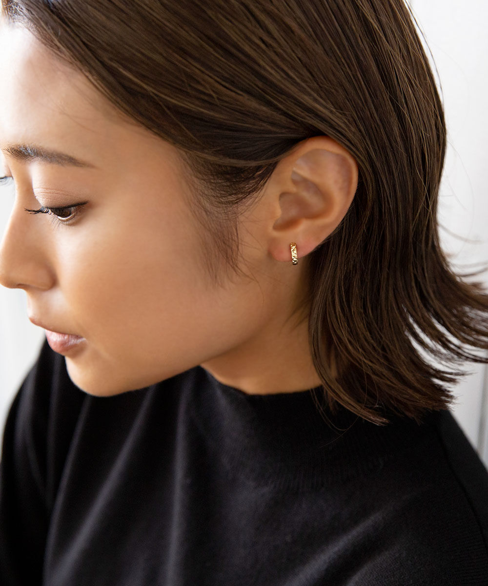 colleca la「miniループフィット・ラティスフープイヤリング」|イヤリング|