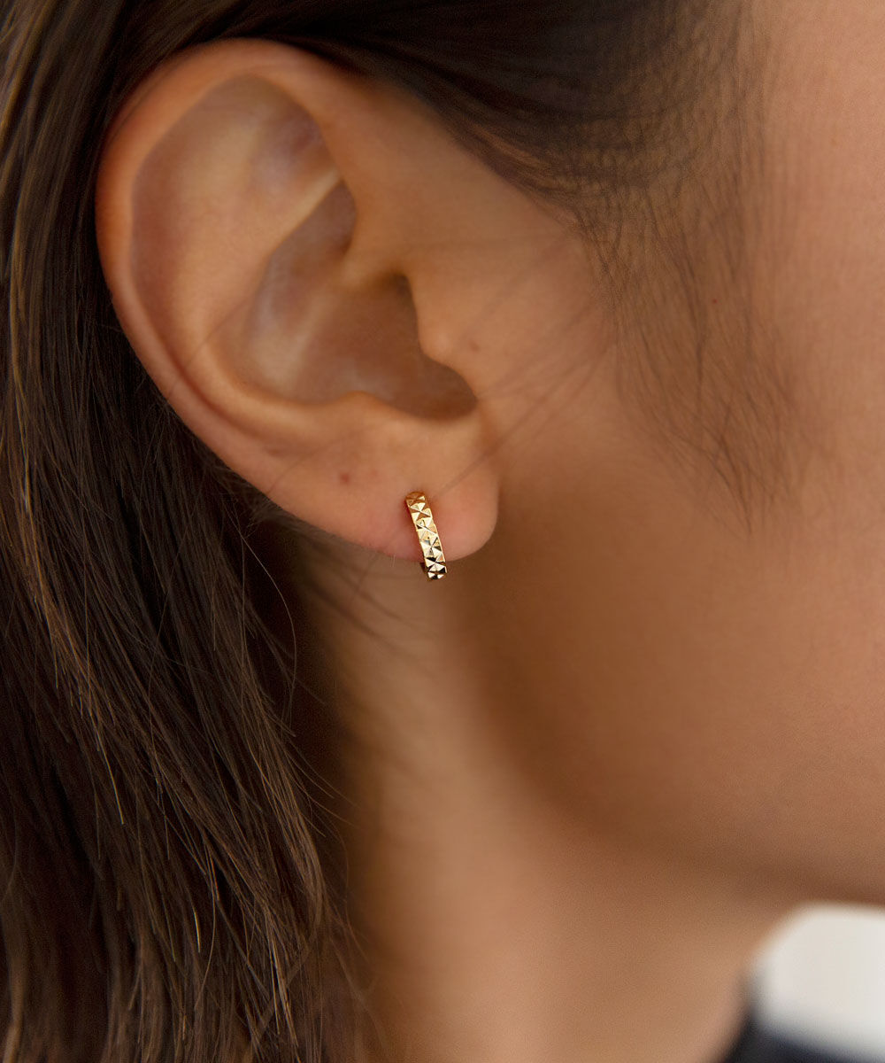 colleca la「miniループフィット・ラティスフープイヤリング」|イヤリング|