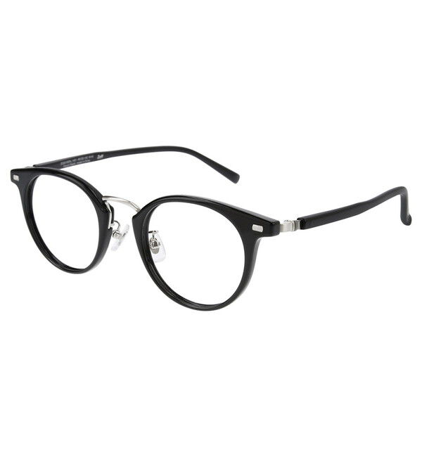  「ボストン型 メガネ｜Zoff｜UNITED ARROWS RELAX ユナイテッドアローズ レンズ交換券付き」|メガネ|ブラック