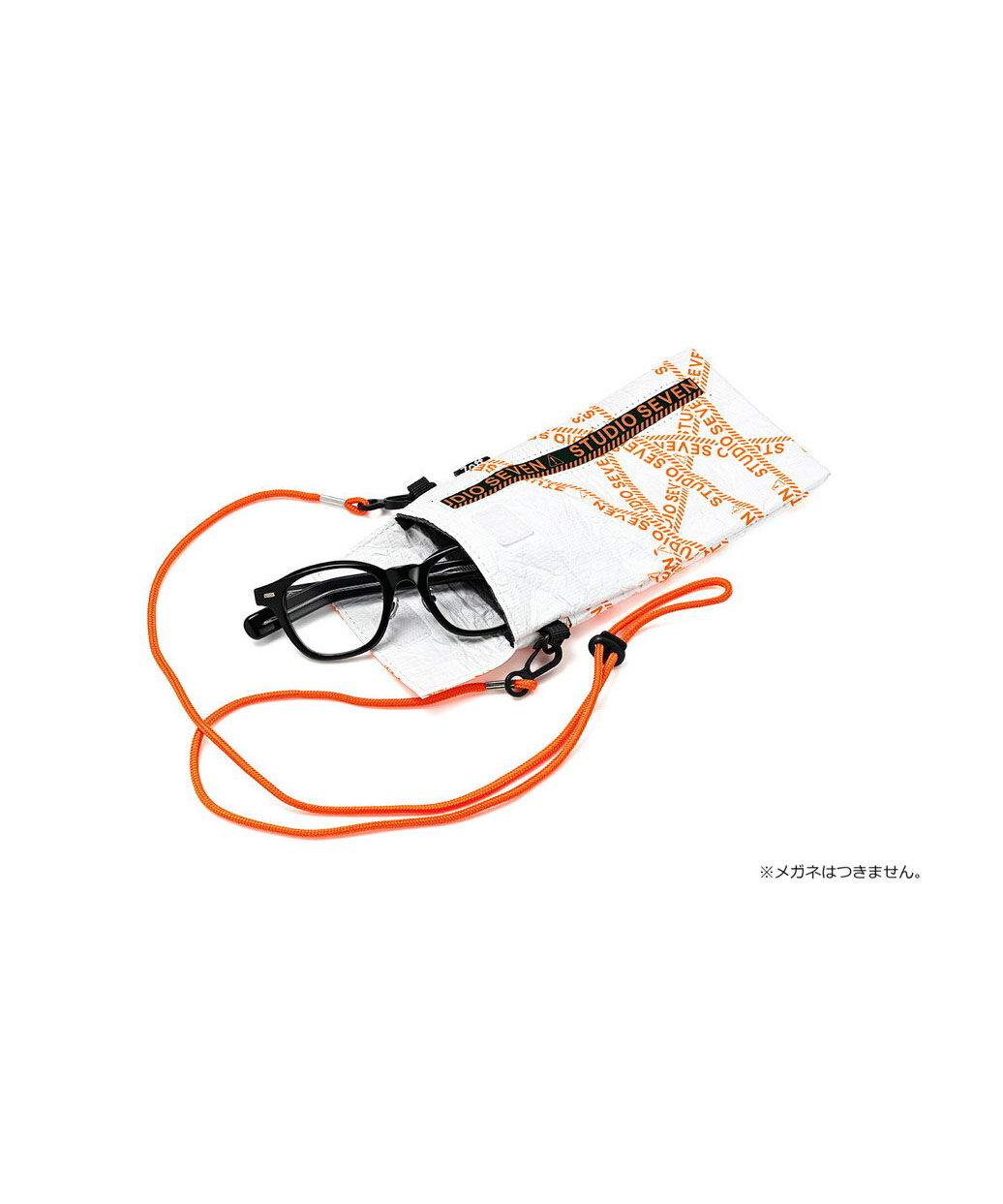  「Zoff｜STUDIO SEVEN｜サコッシュ｜メガネケース｜サングラスケース」|サングラス|オレンジ