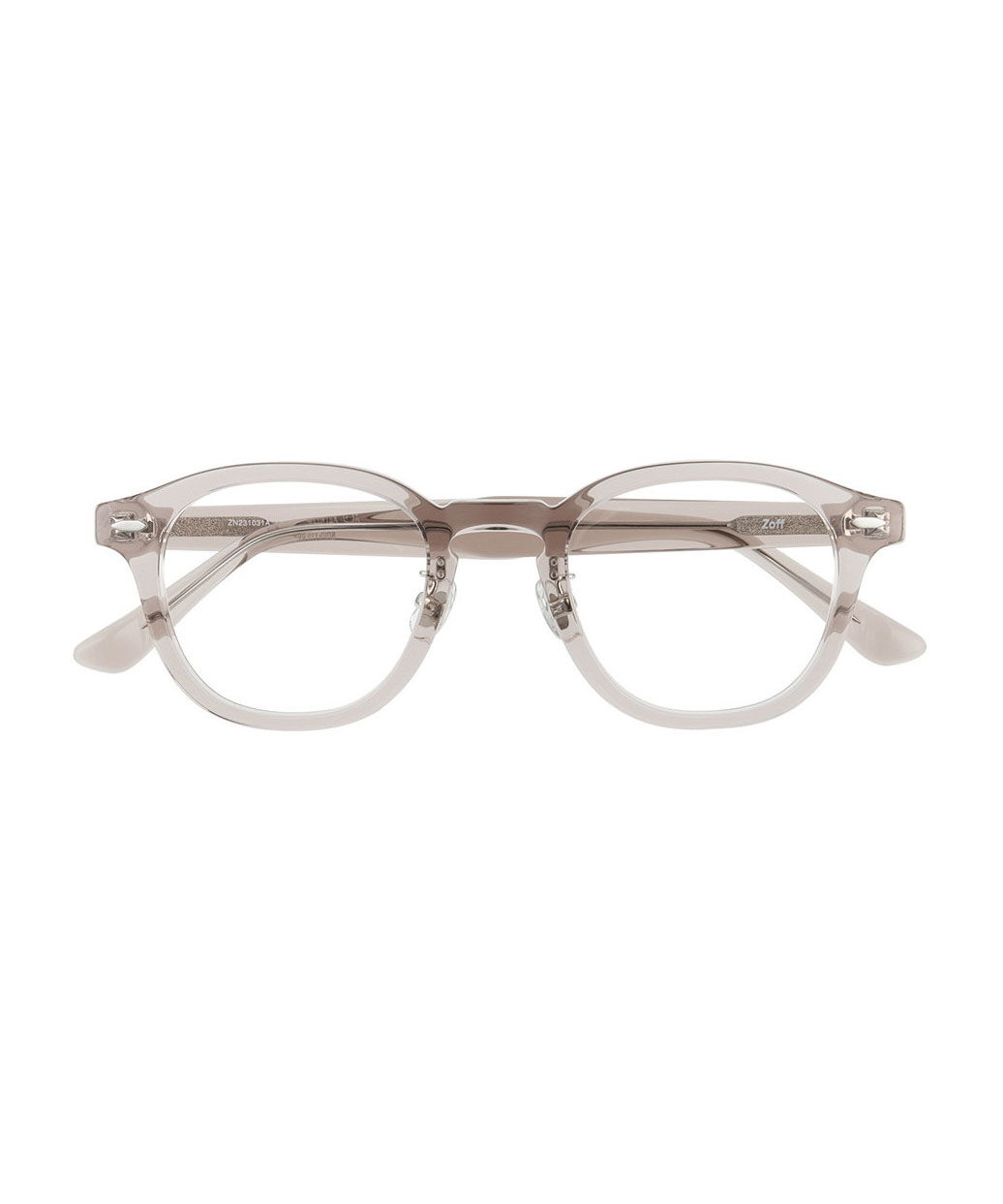  「Zoff ウェリントン型 メガネ｜CLASSIC 黒縁 太縁 クリアフレーム レンズ交換券付き」|メガネ|