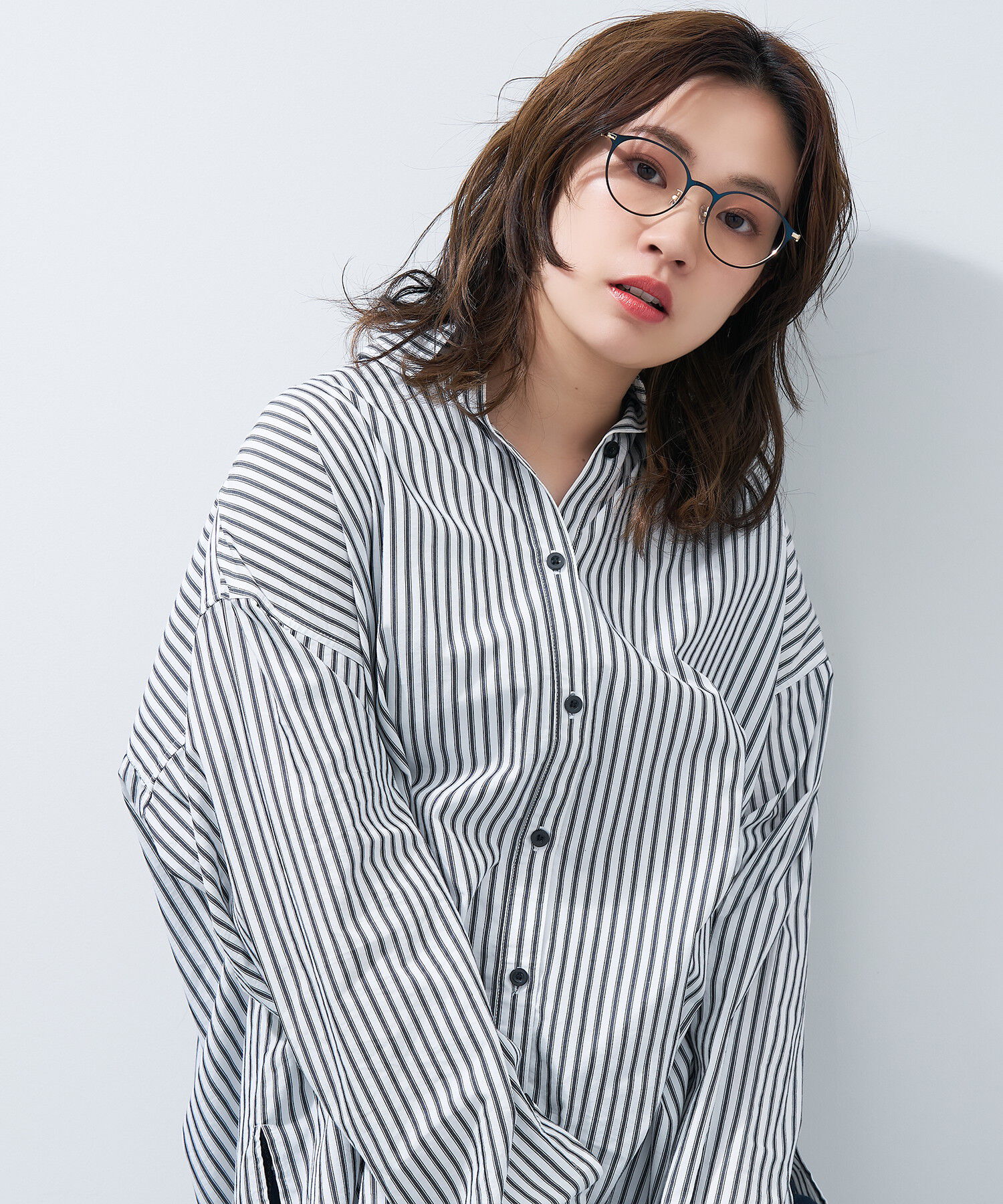  「ボストン型 メガネ｜ベーシック＆トレンド感のあるコンビフレーム レンズ交換券付き」|メガネ|