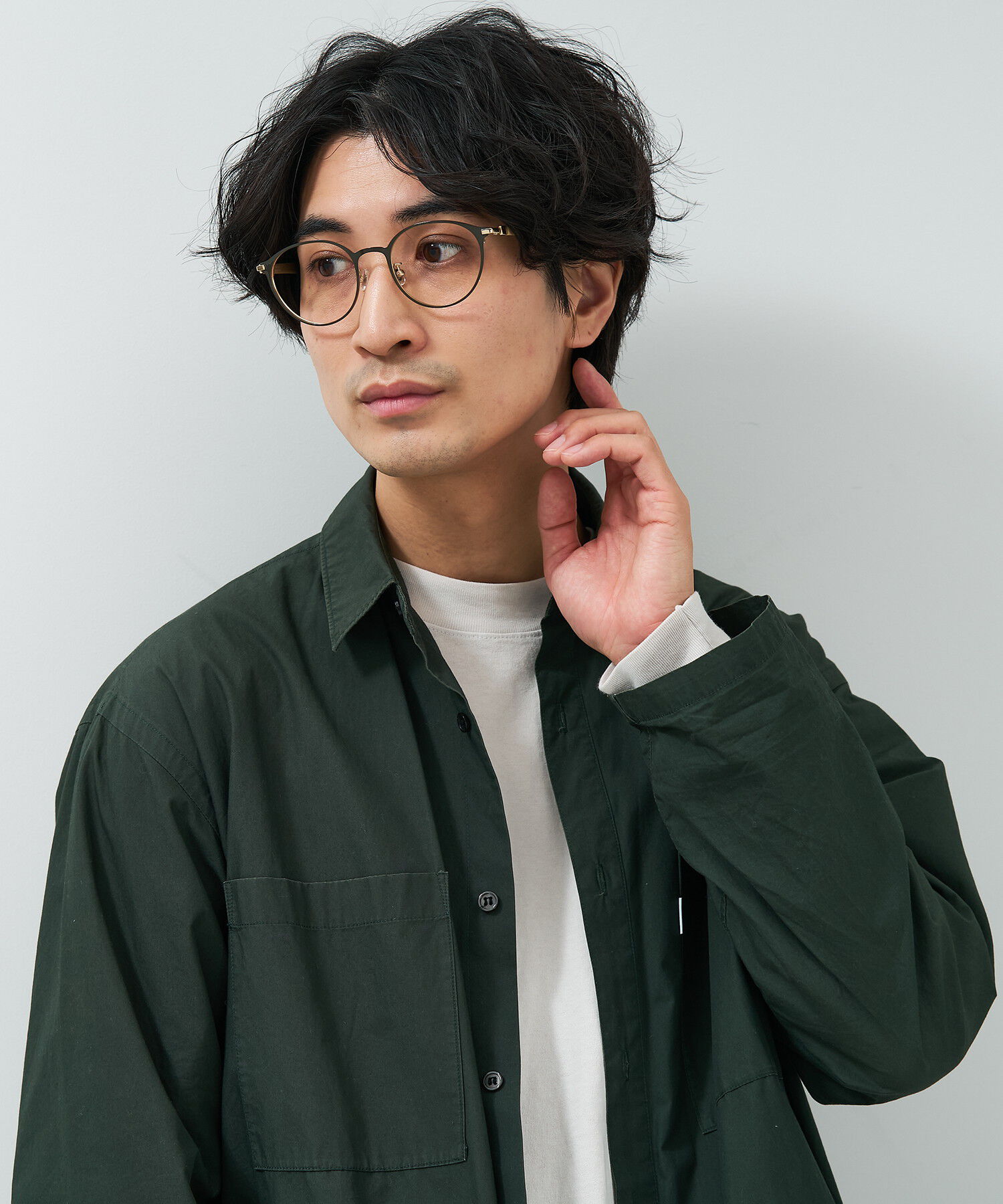  「ボストン型 メガネ｜ベーシック＆トレンド感のあるコンビフレーム レンズ交換券付き」|メガネ|