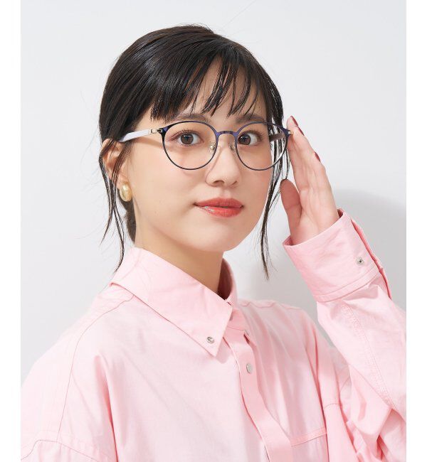  「ボストン型 メガネ｜ベーシック＆トレンド感のあるコンビフレーム レンズ交換券付き」|メガネ|