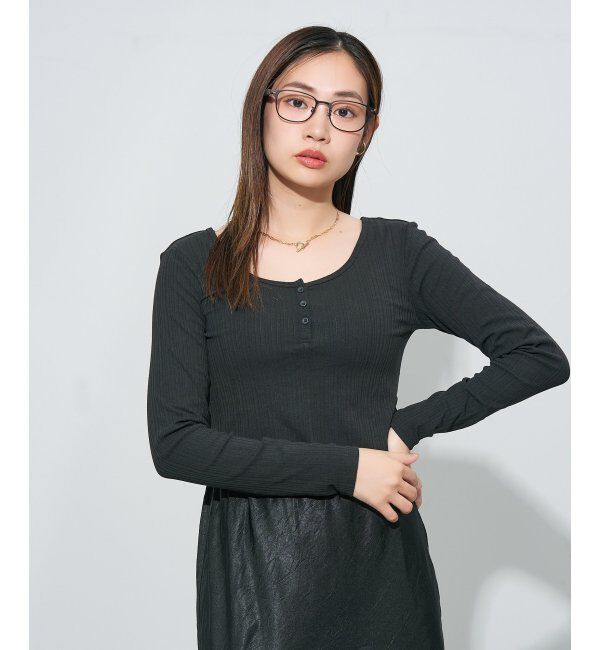  「ボストン型 メガネ | レザー調 ラバーテンプル 眼鏡 伊達メガネ 度付き CLASSIC レンズ交換券付」|メガネ|