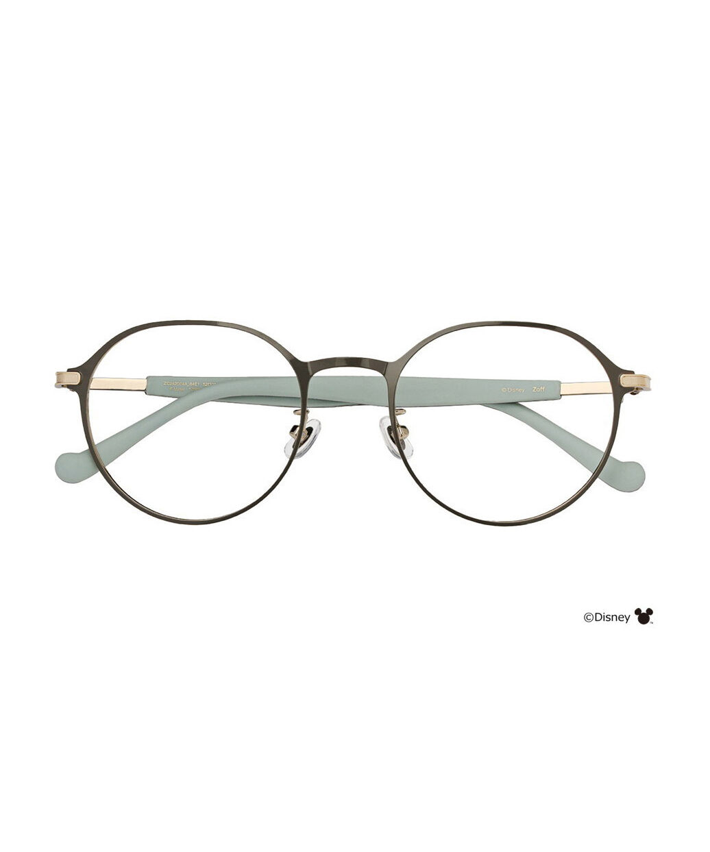  「Disney Collection created by Zoff &rdquo;PASTEL&rdquo; ミッキーマウス メガネ くすみパステルカラー ﾚﾝｽﾞ交換券付」|メガネ|