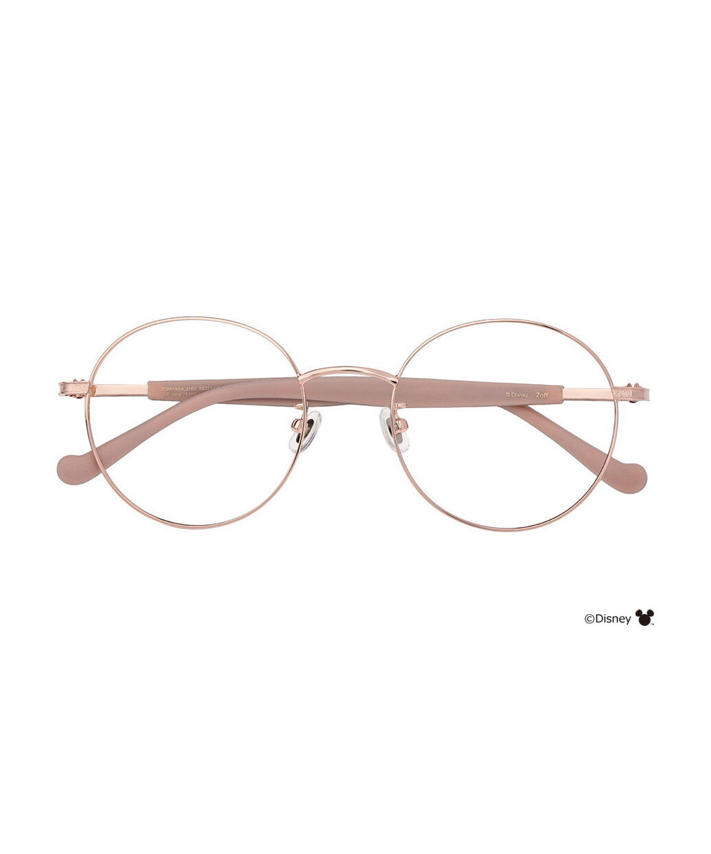  「Disney Collection created by Zoff &rdquo;PASTEL&rdquo; ミニーマウス メガネ くすみパステルカラー ﾚﾝｽﾞ交換券付」|メガネ|