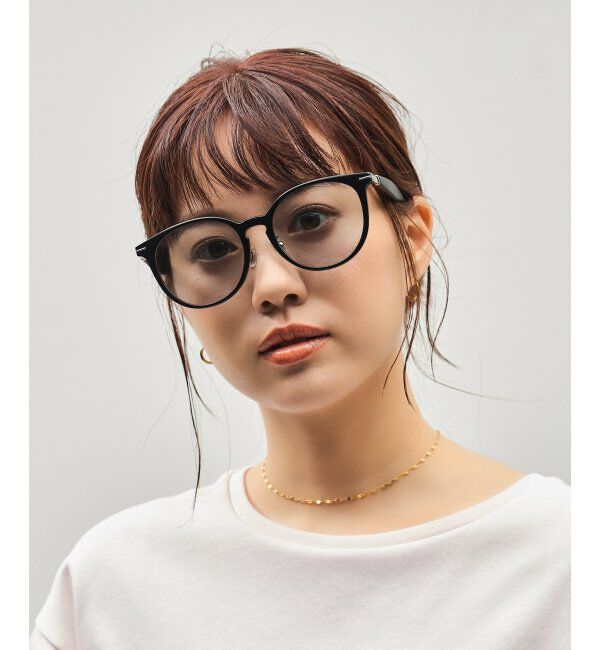  「SUNCUTGlasses/UV100%CUT サングラス｜ラバーテンプル｜ズレ落ち防止｜カラーレンズ｜紫外線対策 UVカット」|サングラス|ブラック