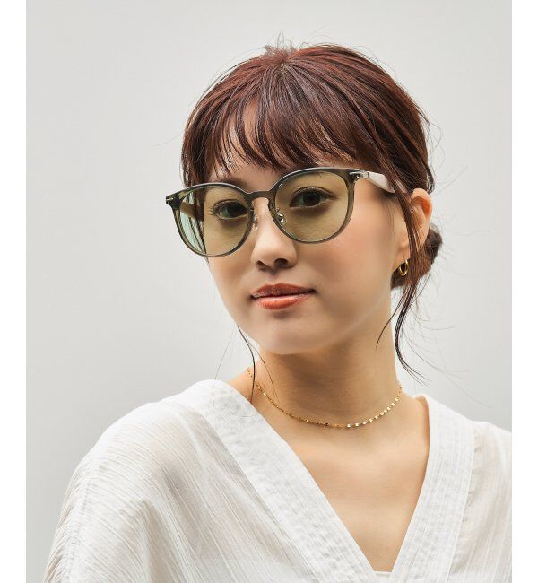  「SUNCUTGlasses/UV100%CUT サングラス｜ラバーテンプル｜ズレ落ち防止｜カラーレンズ｜紫外線対策 UVカット」|サングラス|