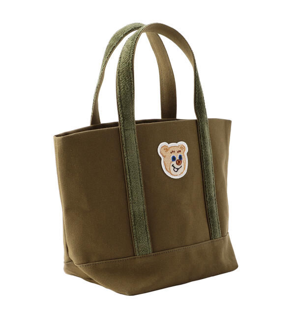 FEILER オールドテディ　ワッペントートバッグ　　（WEB限定) オールドテディ ワッペントートバッグ L/OTE-163164(ネイビー