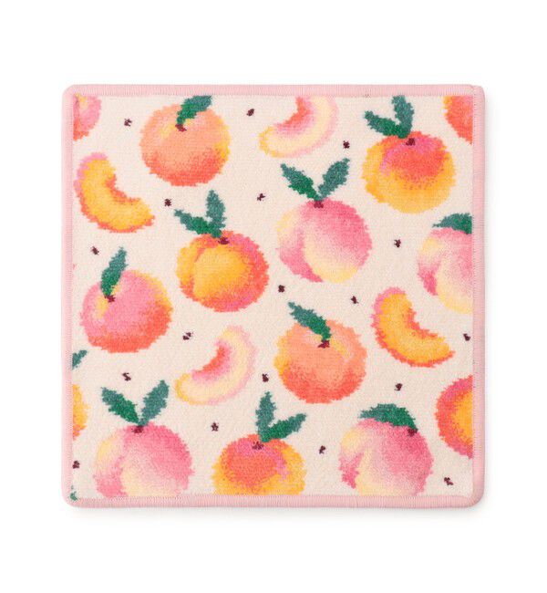 LOVERARY BY FEILER「ピーチドット　ハンカチ」|ハンカチ|ピンク