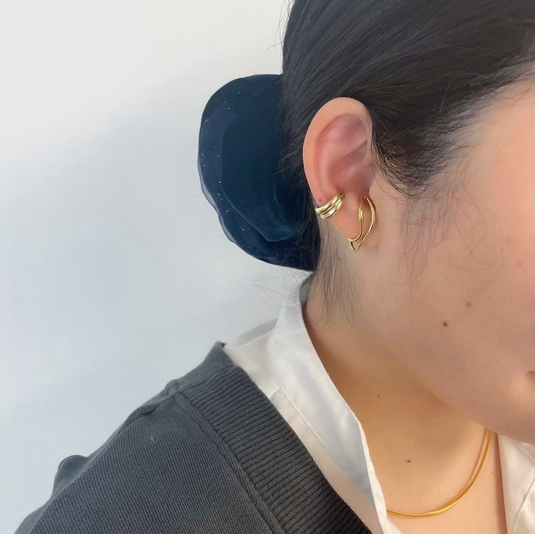  「silver925 ボリューム イヤーカフ (ニッケルフリー)」|イヤーカフ|