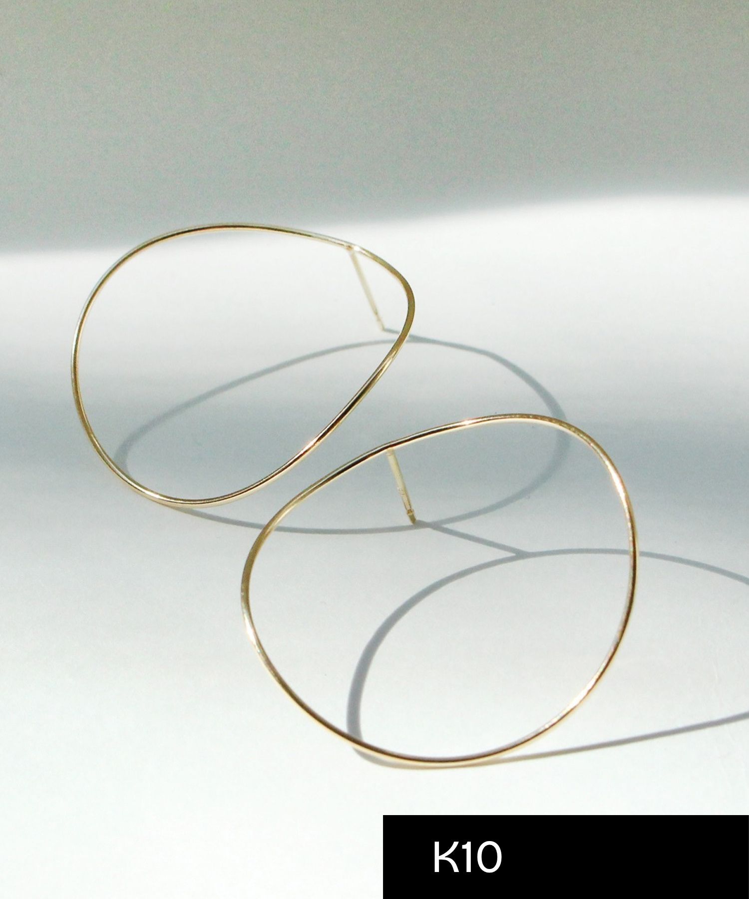 JUPITER「【K10】サークルフープピアス」|ピアス|ゴールド