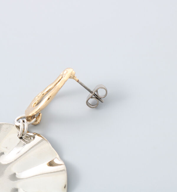 Phoebe+「【sfy】metallic plateピアス」|ピアス|