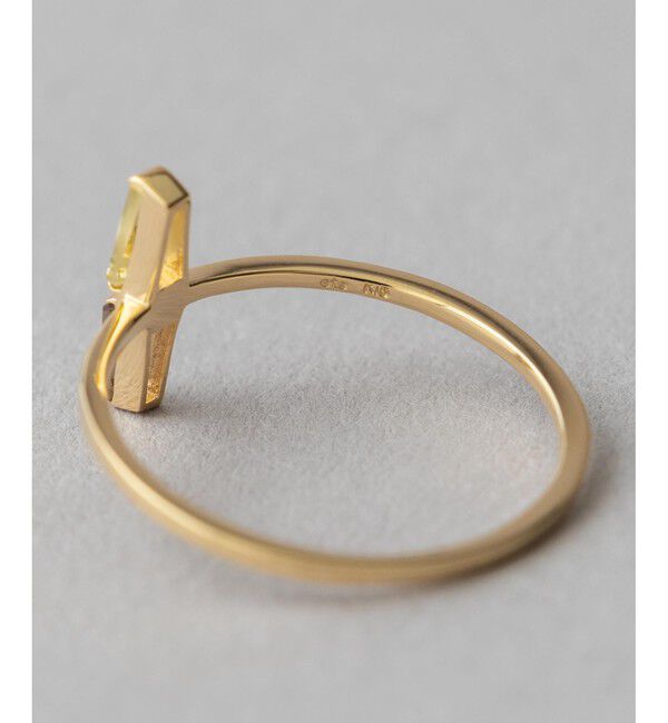 ete「[レクラン] K18YG ナチュラルストーン リング」|リング|