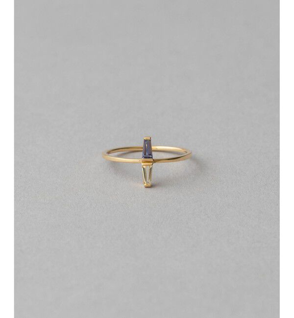 ete「[レクラン] K18YG ナチュラルストーン リング」|リング|B