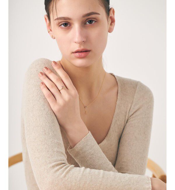 ete「[レクラン] K18YG ナチュラルストーン リング」|リング|