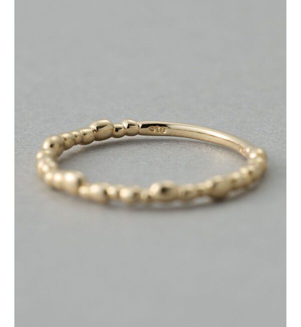 ete「[レイヤード] K10YG バブル リング」|リング|