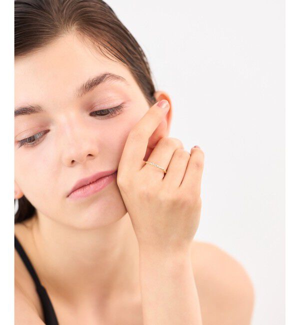 ete「[レイヤード] K10YG バブル リング」|リング|