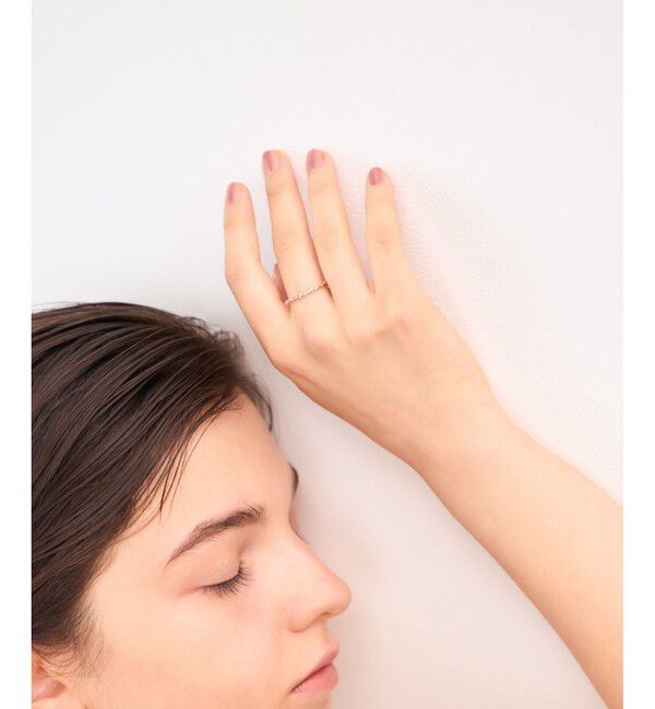 ete「[レイヤード] K10YG バブル リング」|リング|