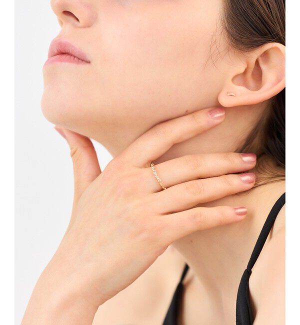 ete「[レイヤード] K10YG バブル リング」|リング|