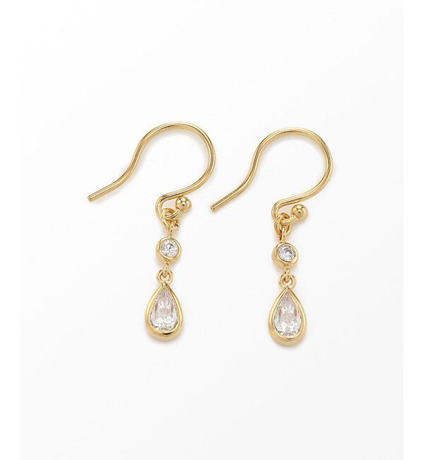Jouete「ピアス ジルコニア」|ピアス|イエローゴールド
