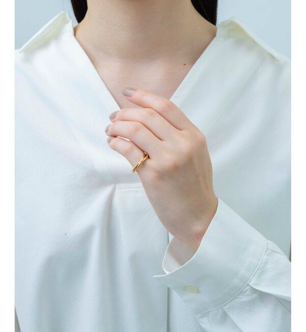 Jouete「フォークピンキー ツイスト」|リング|