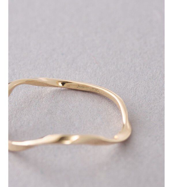 Jouete「K10YG レイヤー リング」|リング|