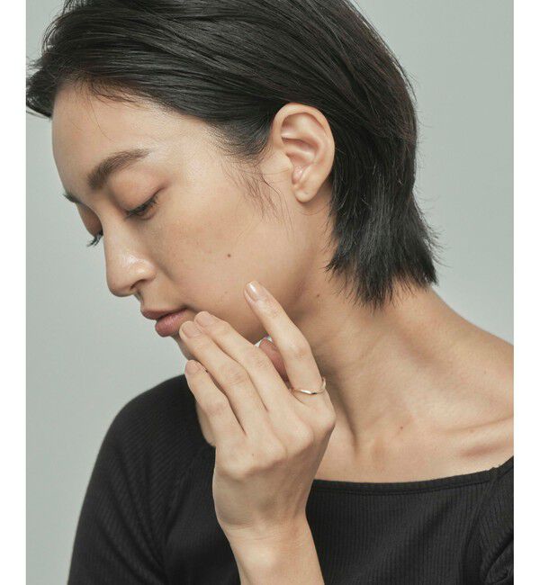 Jouete「K10YG レイヤー リング」|リング|