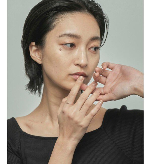 Jouete「K10YG レイヤー リング」|リング|